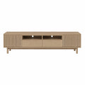 Mueble para TV de Madera Maciza Natural 180x40x50 cm