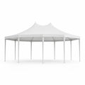 Carpa de Jardín Blanca 8x6m Poliéster y Acero