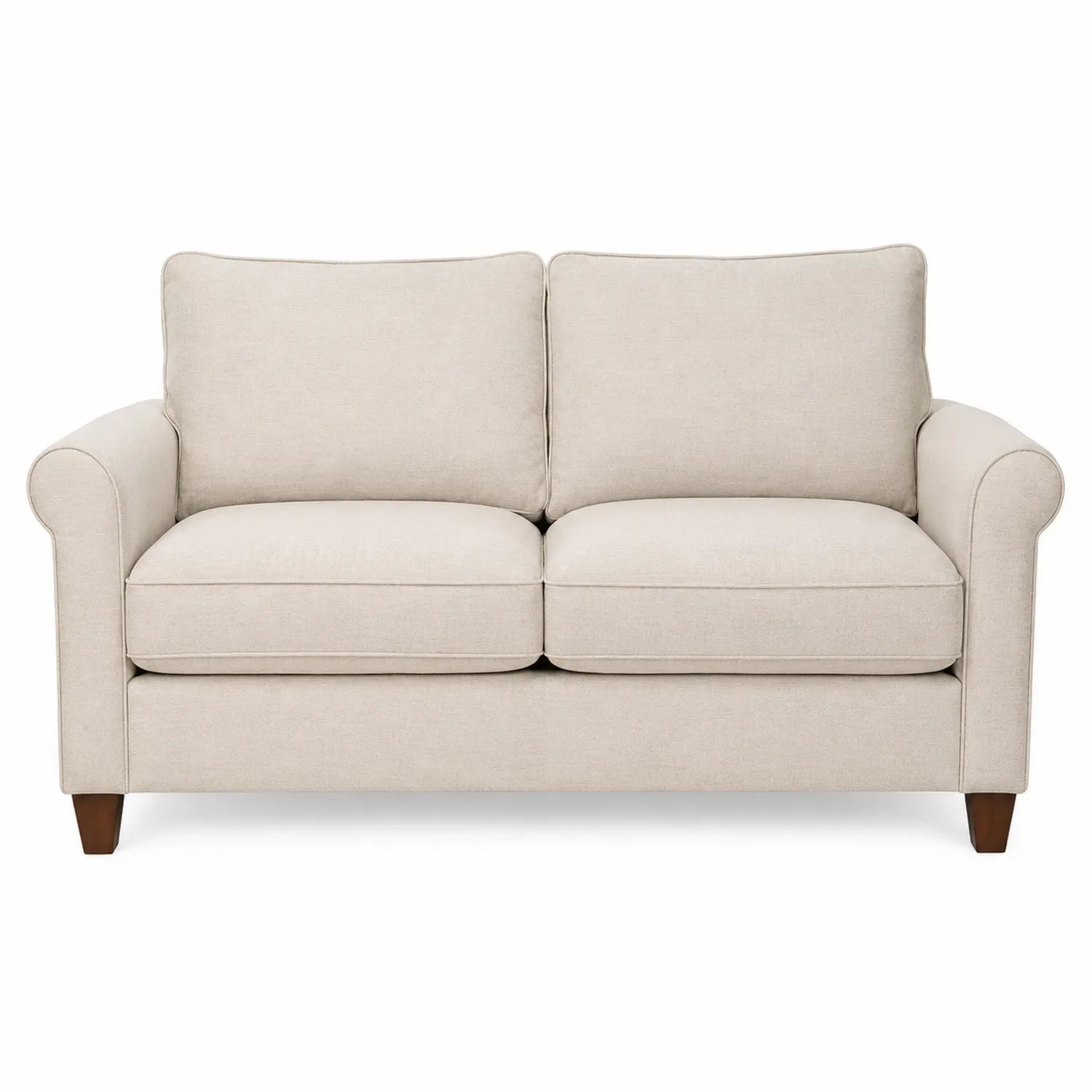 Sofá de 2 plazas de poliéster beige